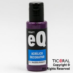 ACRIL.DECOR.EQ 501 MAGENTA PRIMARIO 50ML X 6 UNIDADES